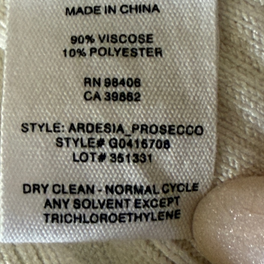 NWT Theory Ardesia Proseco Ribbed
Sweater Dress Eggshell Size Small - Picture 12 of 12